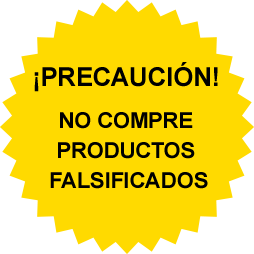 ¡PRECAUCIÓN! NO COMPRE PRODUCTOS FALSIFICADOS