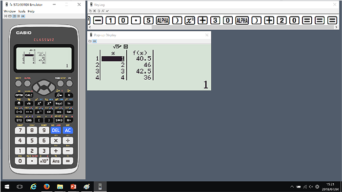 Casio Calculator ClassWiz Emulator Model fx-570/991EX Ver. 02.01.0020 03