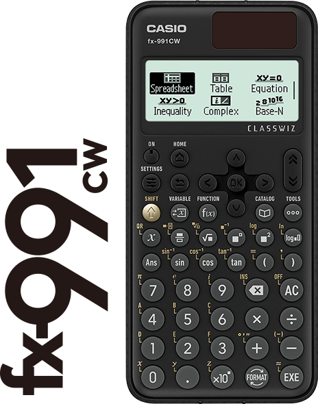 fx-991CW, ClassWiz, Non programmable, scientific calculator