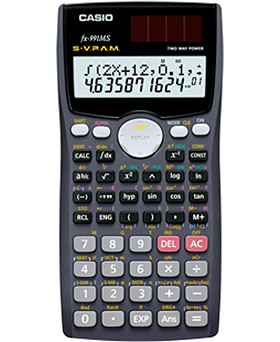 Grey Casio FX-991MS Scientific Calculator 