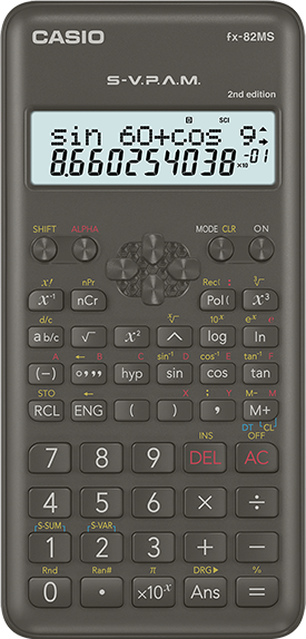 Fx 82MS 2nd Edition Non Programmable Scientific Calculator CASIO Fx 82MS 2nd Edition Non Programmable Scientific Calculator CASIO