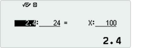 Ratio Example 1