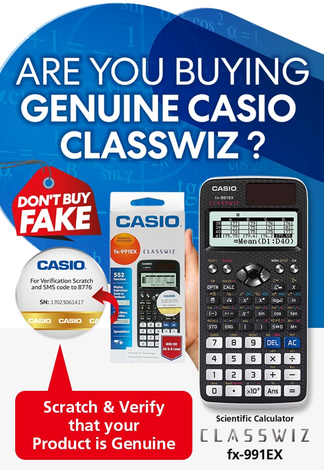 ARE YOU BUYING GENUINE CASIO CLASSWIZ?