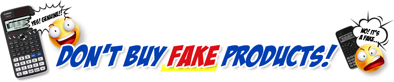 DON'T BUY FAKE PRODUCTS! #REAL_CASIO_CHALLENGE