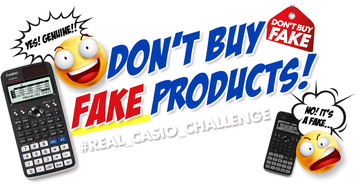 Don’t Buy FAKE Products! #REAL_CASIO_CHALLENGE