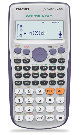 fx-570ESPLUS, Non programmable, scientific calculator